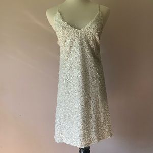 {Lulu’s} sequin sexy back dress